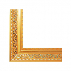 Багетная рамка для картин и вышивки Белоснежка арт.1520-BL Baroque (золотой) 30х40 см