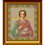Набор для вышивания бисером GALLA COLLECTION арт.И 017 Икона Пантелеймон целитель 27x33 см