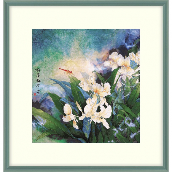 163753_Набор для вышивания "Белая лилия"