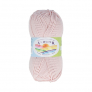 Пряжа ALPINA MISTY (70% хлопок, 30% шерсть) 10х50 г/105м цв.07 бл.розовый
