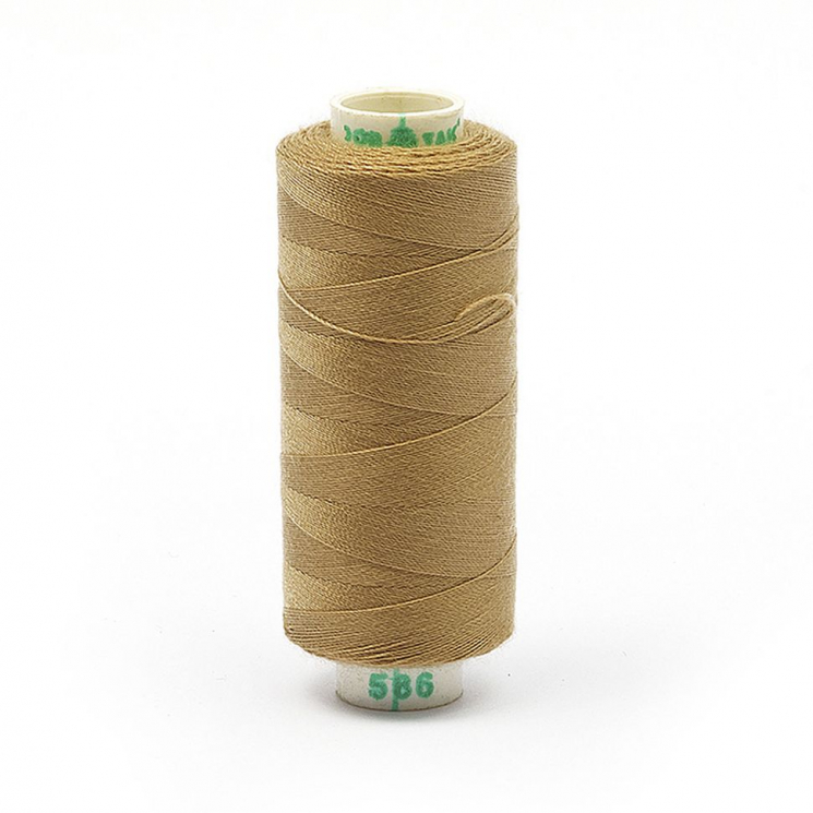 Нитки Dor Tak бытовые 40/2 полиэстер 366м цв.586 бежевый