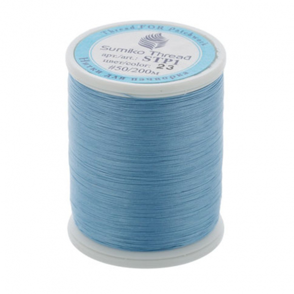 Нитки для пэчворка SumikoThread STP1 50 100% хлопок 200 м (219 я) цв.23 голубой
