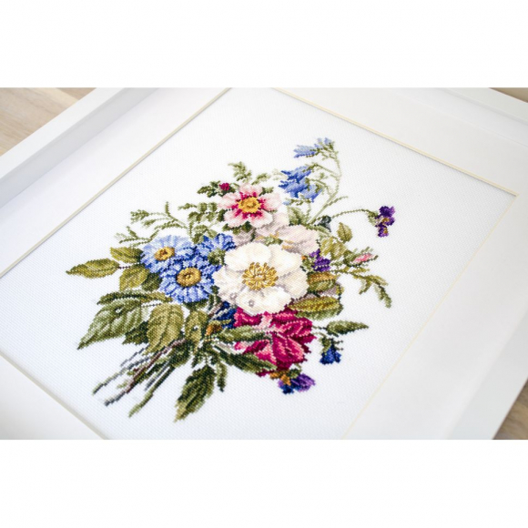 Набор для вышивания LUCA-S арт. BU4004 Букет летних цветов 21х28,5 см Набор для вышивания LUCA-S арт. BU4004 Букет летних цветов 21х28,5 см