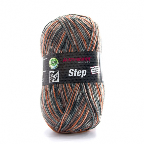 192541_Пряжа Step California, 75% шерсть, 25% полиамид, 420 м, 100 г