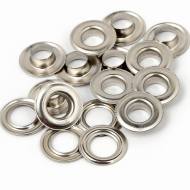 Люверсы сталь New Star №26 (? 12мм, h 6,68мм) цв.никель уп.50шт
