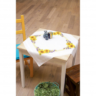 Набор для вышивания VERVACO арт.PN-0021761 Скатерть Подсолнухи 80х80 см