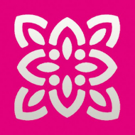 128778_Дырокол фигурный "Мозаика, цветы"