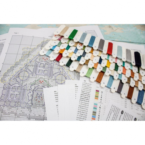 Набор для вышивания LETI арт. L8051 Рождественские украшения 15х15 см Набор для вышивания LETI арт. L8051 Рождественские украшения 15х15 см