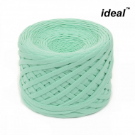 Пряжа Ideal трикотажная 100м, 350-380 г, ширина 7-9мм цв. ментол