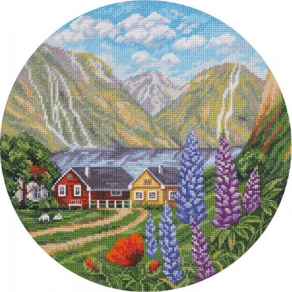Набор для вышивания PANNA арт. PS-1970 Ласковое лето 24х24 см Набор для вышивания PANNA арт. PS-1970 Ласковое лето 24х24 см