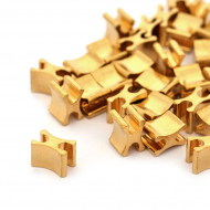 Ограничитель MaxZipper низ для молний X формы №5 арт.D58 цв.золото уп.250шт