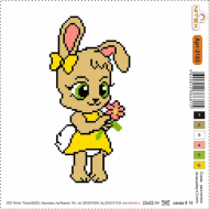 Набор для вышивания мулине НИТЕКС арт.2183 22х22 см