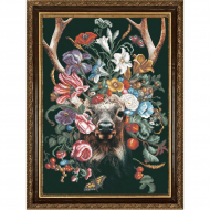 Рисунок на ткани КОНЁК арт. 1377 Природа и звери. Олень 29х39 см