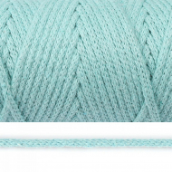 Шнур круглый х/б 04мм цв.2133 мятный уп.100м