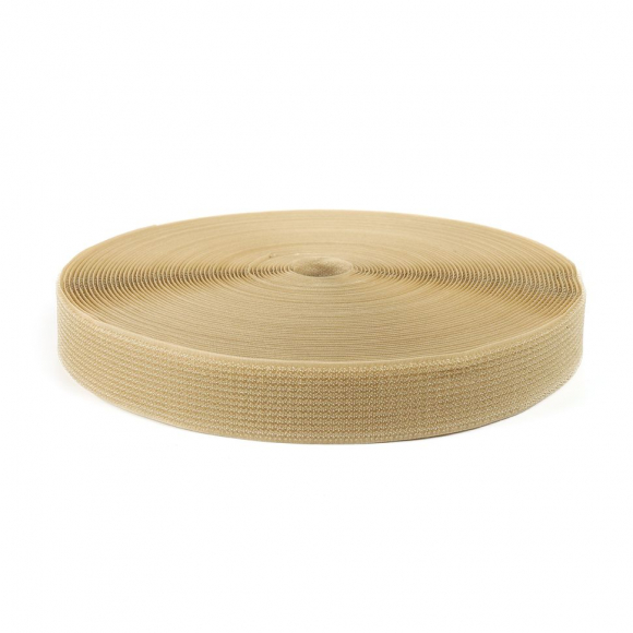 Липучка гибридная 2 в 1 TBY 38мм цв.F308 бежевый уп.25м