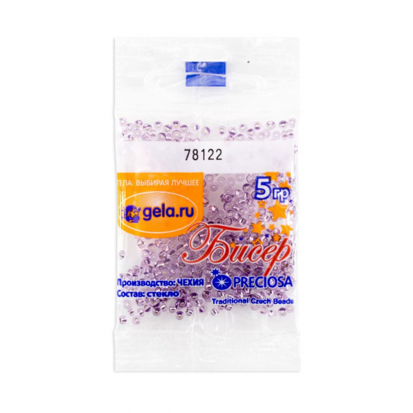 Бисер №10, 5 г., цвет 78122