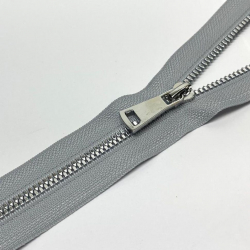 Молния трактор №5 Premium н/р 18см никель D329 серо-голубой