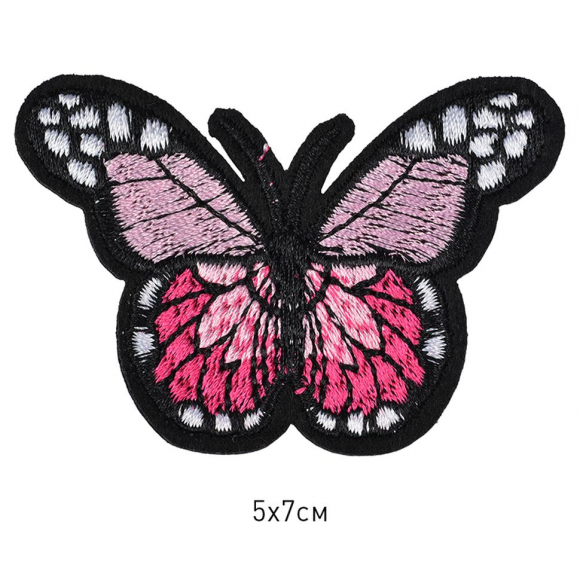 Термоаппликации арт.TBY-2179 Бабочка 5х7см, уп.10шт