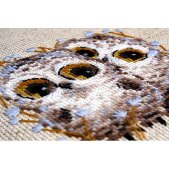 Набор для вышивания РИОЛИС арт.1755 Маленькие совята 15х20 см