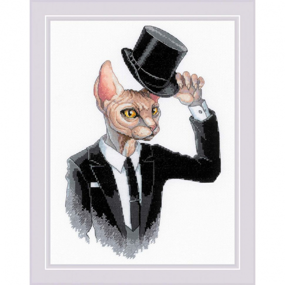 Набор для вышивания РИОЛИС арт.1928 Джентльмен 25х33 см Набор для вышивания РИОЛИС арт.1928 Джентльмен 25х33 см