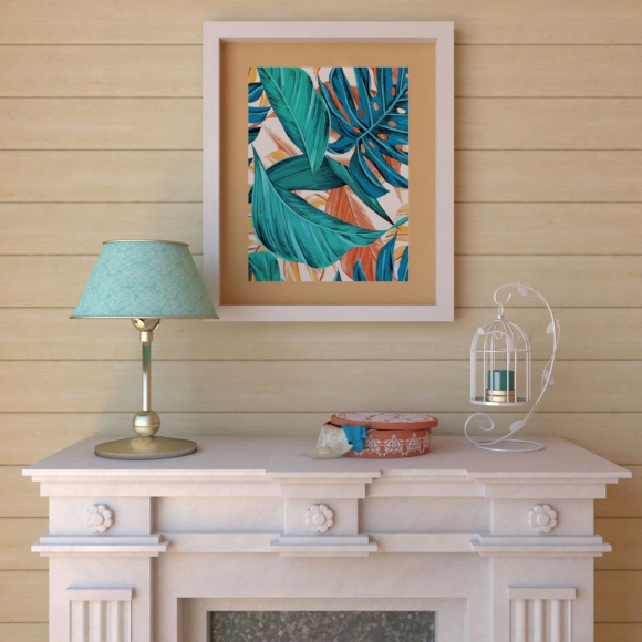 Картины по номерам с холстом на подрамнике ФРЕЯ арт.PNB.C3 №13 Тропический рай 40х30 см