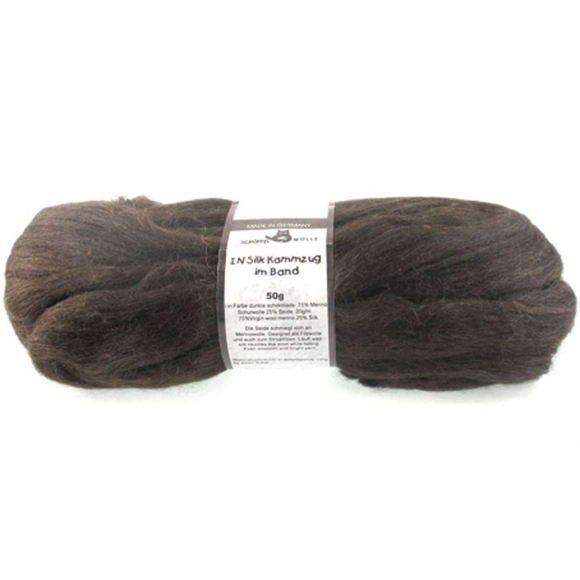 89512_Шерсть с шёлком для валяния