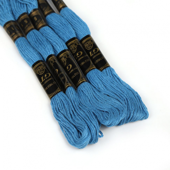 Нитки мулине IDEAL арт.МШ (100% хлопок) 24х8м цв.511 синий
