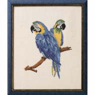Набор для вышивания OEHLENSCHLAGER арт.2256 Попугаи 39х35 см