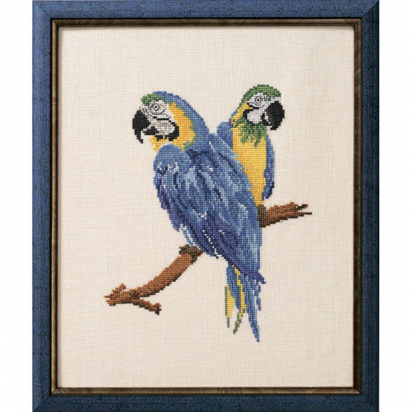 Набор для вышивания OEHLENSCHLAGER арт.2256 Попугаи 39х35 см
