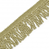 Бахрома для штор арт.0390-0910 цв.6454 шир.62мм цв.олива уп.10м