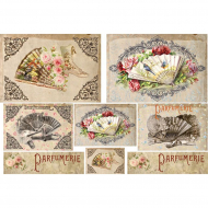 63772_Бумага рисовая "Дамские веера"