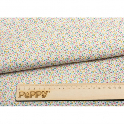 Ткани для пэчворка в рулонах НЕЖНАЯ ИСТОРИЯ 112 см 100% хлопок (в метрах) НИ-13 белый