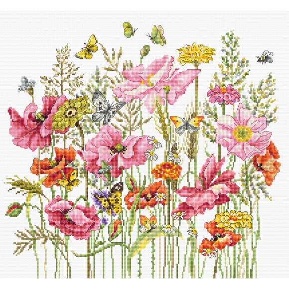 Набор для вышивания LUCA-S арт. B2387 Весенние цветы 33х30 см Набор для вышивания LUCA-S арт. B2387 Весенние цветы 33х30 см