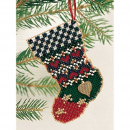 Набор для вышивания бисером MILL HILL Звезда пэчворка 5х10 см