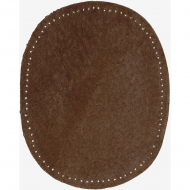 104313_Заплатки термоклеевые искусственная замша, коричневые