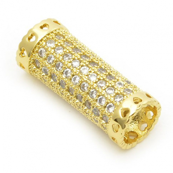 Бусины металлические Tesoro Premium арт.TS.L108 17х6 мм, in ?3 мм