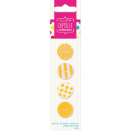 68981_Набор пуговиц Spots & Stripes Brights - Yellow