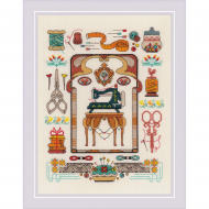 Набор для вышивания РИОЛИС арт.1951 Любимое хобби 18х24 см Набор для вышивания РИОЛИС арт.1951 Любимое хобби 18х24 см