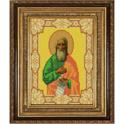 Рисунок на ткани (Бисер) КОНЁК арт. 9170 Святой Илья 15х18 см