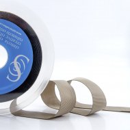 21055_Лента репсовая SAFISA, 25 мм, 25 м, цвет 67, серо-зеленый