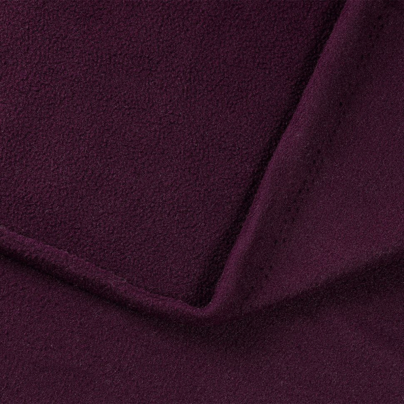 Ткань флис 2-х ст. TBY-0240-25 240 г/м? 100% ПЭ шир.150см  цв.25 винный 23-27кг