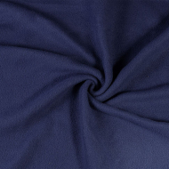 Ткань флис 2-х ст. TBY-0240-19 240 г/м? 100% ПЭ шир.150см  цв.19 джинс рул.23-27кг