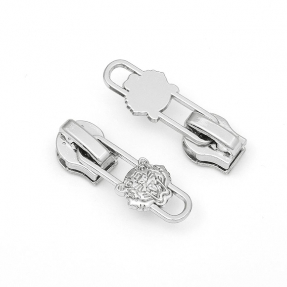 Замок MaxZipper автомат СП#5 F12 цв.никель уп.10шт