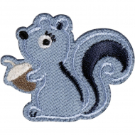 Термоаппликация "Белочка голубая"