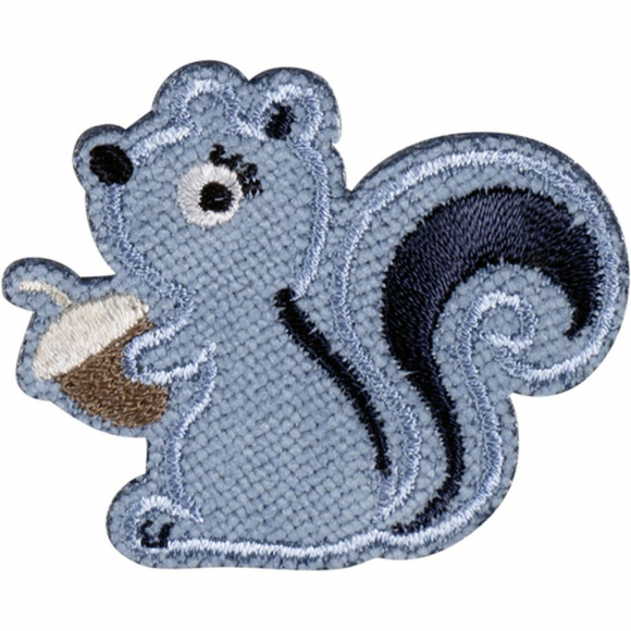 Термоаппликация "Белочка голубая"