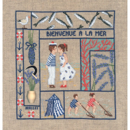 Набор для вышивания Le Bonheur des Dames арт.2656 Bienvenue Juillet (Добро пожаловать, июль) 21х23 см
