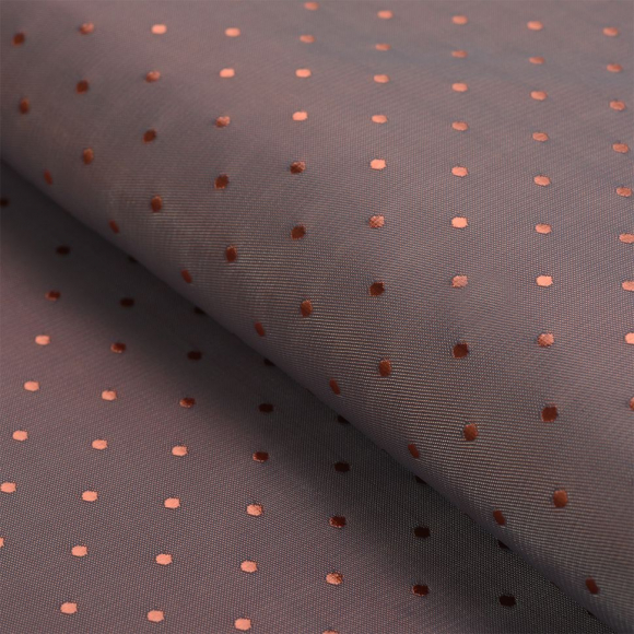 Ткань подкладочная Поливискоза НАРЕЗКА 145см IdealTex PLJ25.02 оранжевый 90г/м? уп.10м