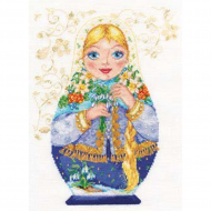 Набор для вышивания АЛИСА арт.6-04 Матрешки. Весна-красна 19х26 см Набор для вышивания АЛИСА арт.6-04 Матрешки. Весна-красна 19х26 см