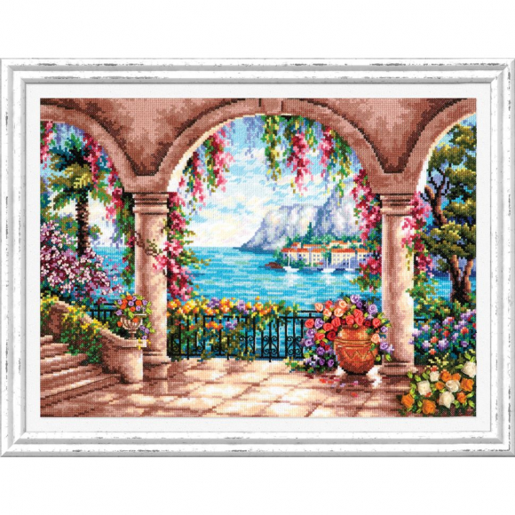 Набор для вышивания ЧУДЕСНАЯ ИГЛА арт.82-02 Адриатика 40х30 см Набор для вышивания ЧУДЕСНАЯ ИГЛА арт.82-02 Адриатика 40х30 см