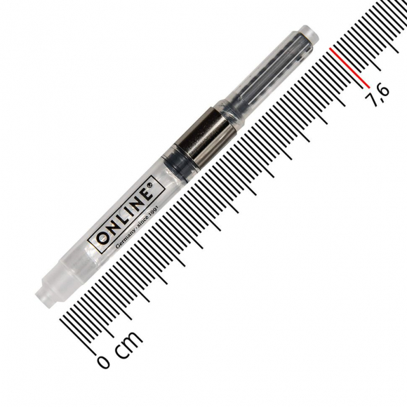 189546_Конвертер для чернильной ручки "Converter in celophan bag", 76 мм, 2 картриджа